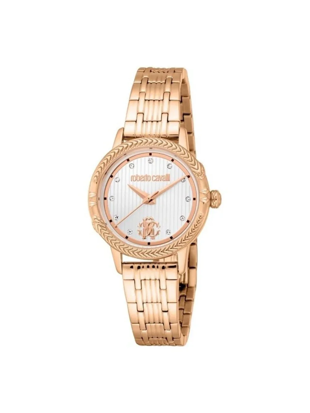 NWT Roberto Cavalli Core Silver-tone Dial Ladies Watch